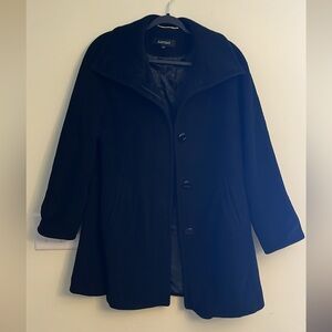 Classic Black Wool Pea Coat Women’s 4 Winter Coat